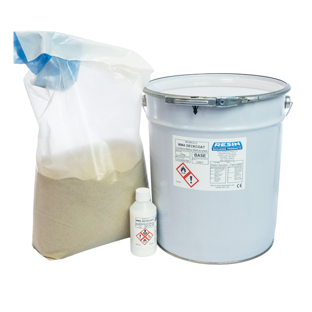 MMA Deckcoat system used for MMA flooring and outdoor resin flooring