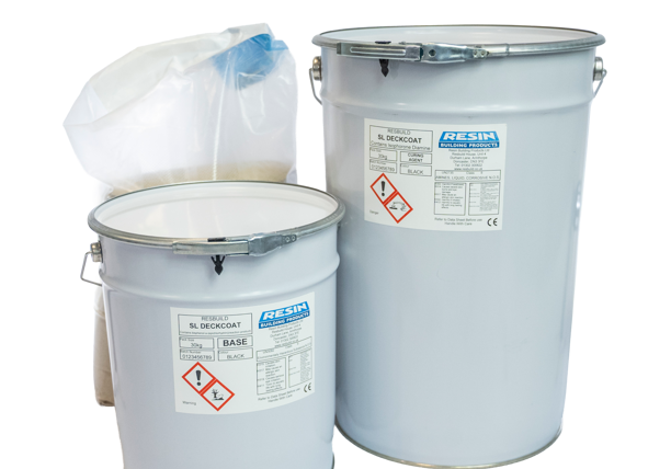 Resbuild SL Deckcoat industrial flooring epoxy coating applied to concrete surface