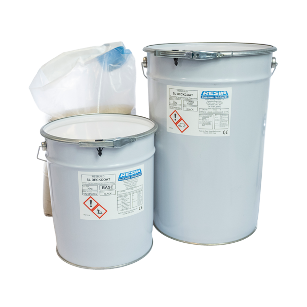 Resbuild SL Deckcoat industrial flooring epoxy coating applied to concrete surface