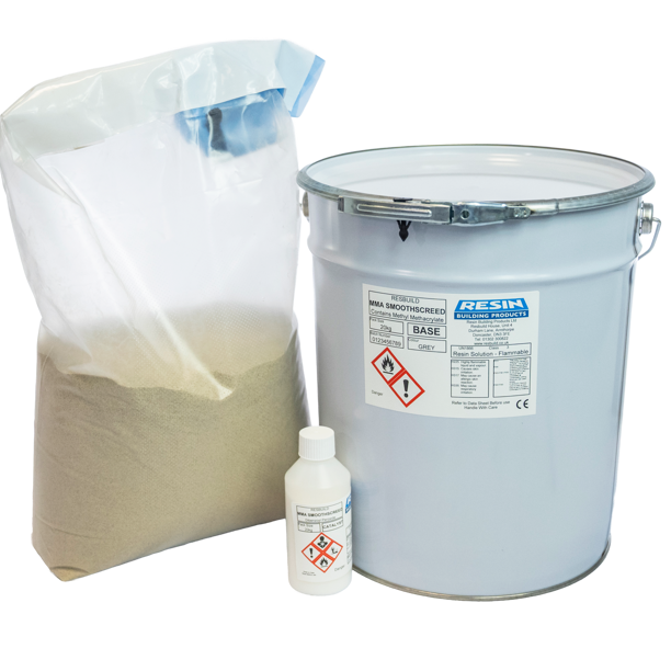 MMA Smoothscreed system used for MMA resin flooring and hygienic resin flooring