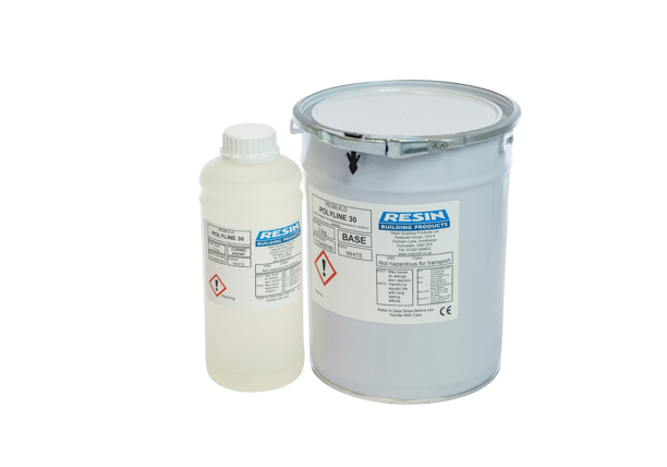 Resbuild Polyline 30 polyaspartic industrial floor paint concrete line marking resin for commercial and industrial floors