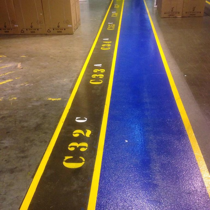 Industrial Floor Painting by Resin Building Products