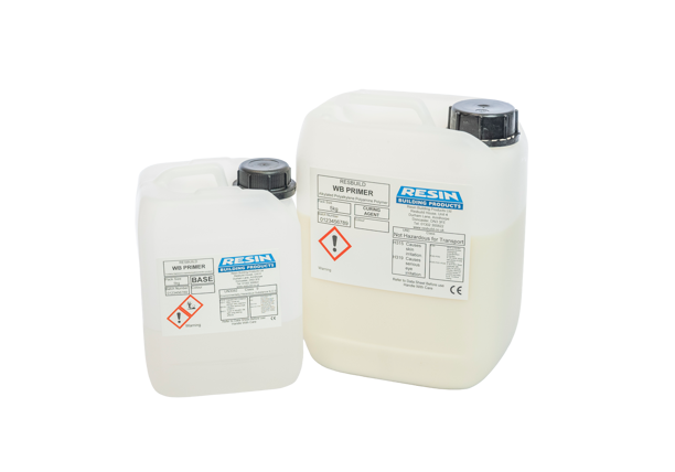 Resbuild WB Primer epoxy resin for concrete floors used as a water-based primer and sealer