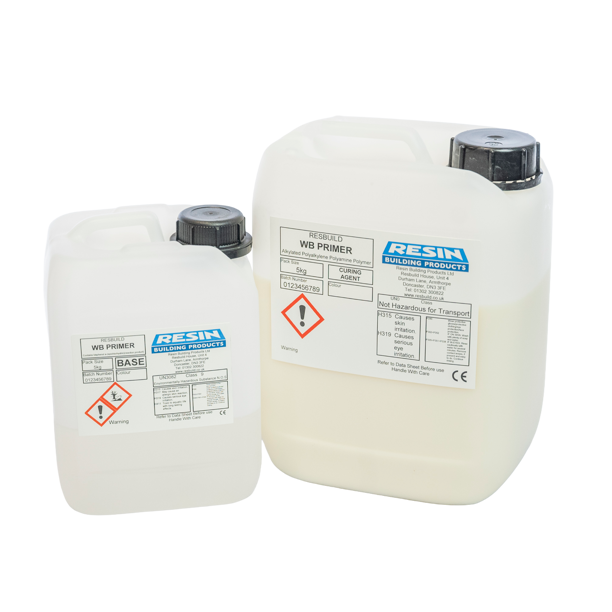 Resbuild WB Primer epoxy resin for concrete floors used as a water-based primer and sealer