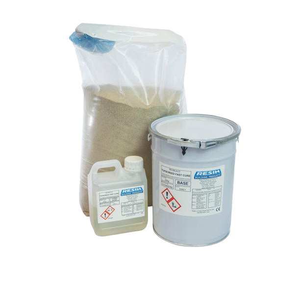 Resbuild Tufscreed Fast Cure fast-curing epoxy screed used for cement epoxy floors