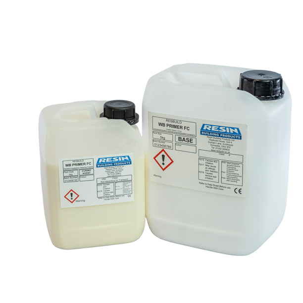 Resbuild WB Primer Fast Cure concrete floor epoxy primer and sealer