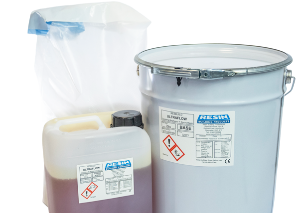 Resbuild Ultraflow concrete surface coating applied to industrial floor