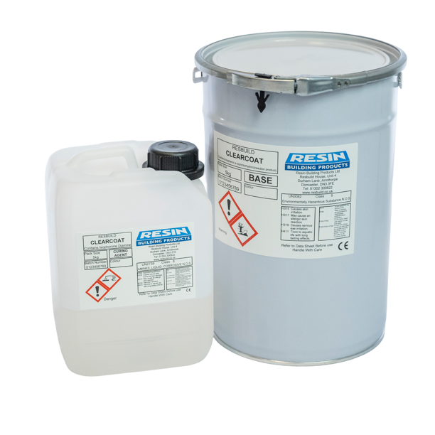 Clear coat concrete epoxy sealer used as an epoxy floor coating and epoxy resin coating