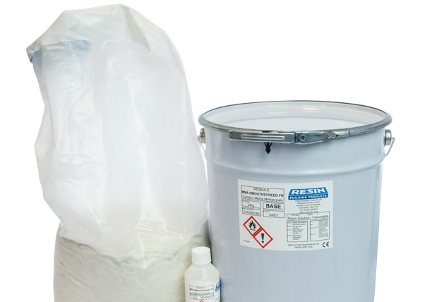 Resbuild MMA Smoothscreed FR floor coating for concrete in high traffic environment