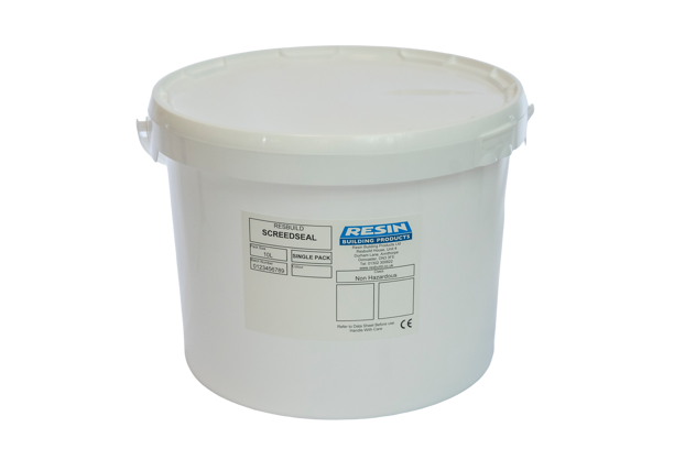 Resbuild Screedseal water-based polyurethane matt sealer for hygienic floor coatings over resin screeds